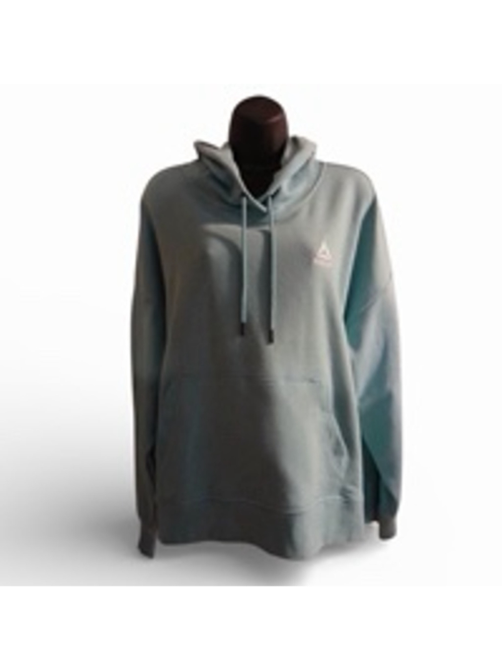Reebok Womens Fleece Pullover Hoodie Turquoise Blue 3X JC461
